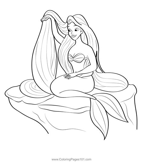 Mermaid Colouring Pages Free Printable - Free Coloring Sheet Printables ...