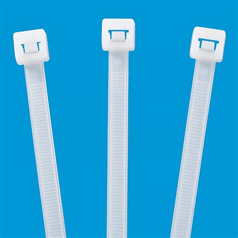 Nylon Natural Cable Ties - 6", 80 lb S-14014 - Uline