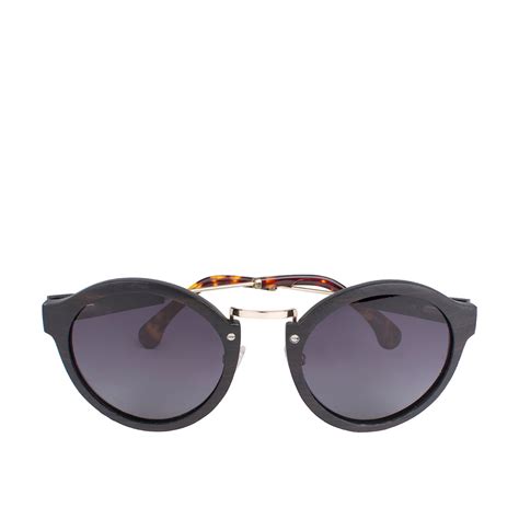 Buy Black Masai-Wb187E Round Sunglass Online - Hidesign