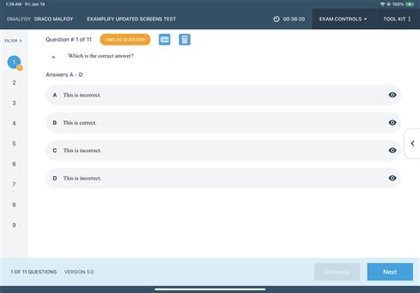 Examplify: Exam-Taking Features and Options (Windows, Mac, iPad) – ExamSoft