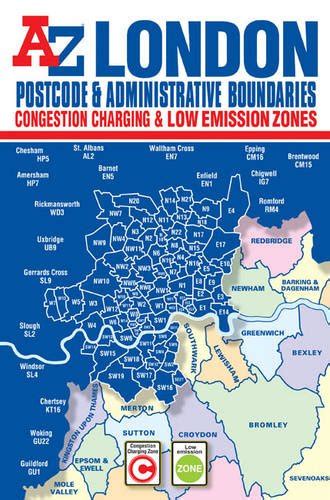 Buy London Postcode & Administrative Boundaries Map Book Online at Low ...