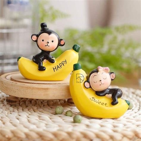 Banana Monkey Statue – The Decorshed