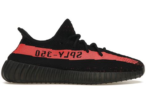 Adidas Yeezy Boost 350 V2 Core Black Red – Kicks Machine