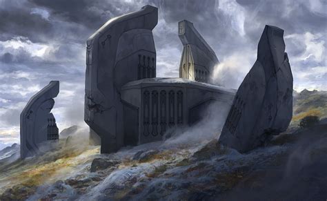 Alien Ruins Concept Art 的图像结果