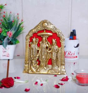BRASS BLESSING Ram Darbar Statue Idol Murti Ayodhya - Ram Laxman Sita ...
