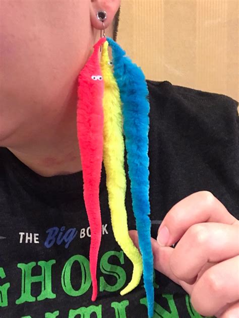 Image result for Fuzzy Worm On a String