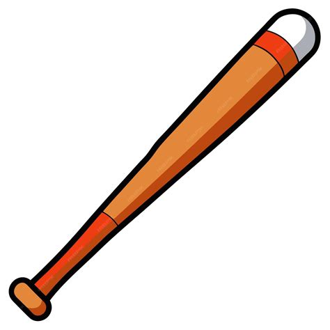 Baseball bat clipart vector art and illustration | Premium AI-generated ...