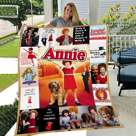 Little Orphan Annie And Sandy Blanket - Hearthtops Store