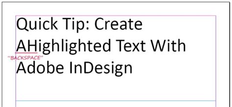 Image result for How to Put Highlight Text InDesign