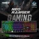 Frontech KB-0040 Wired Gaming Combo Keyboard and Optical Mouse| RGB ...