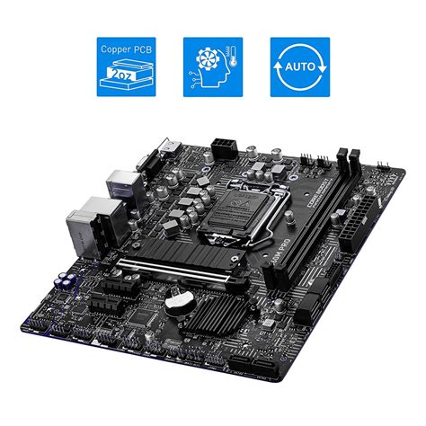 MSI B560M PRO-VDH Wi-Fi Micro-ATX Gaming Motherboard 10th/11th Gen ...