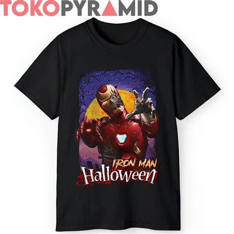 Rare Zombie Iron Man Halloween Shirt - TokoPyramid