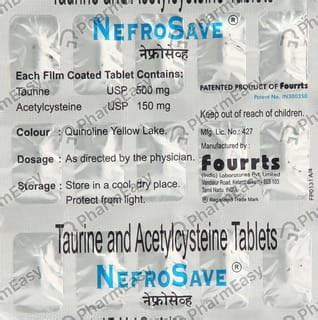 Nefrosave Tablet: Uses, Side-effects, Price, Dosage & More Info - PharmEasy