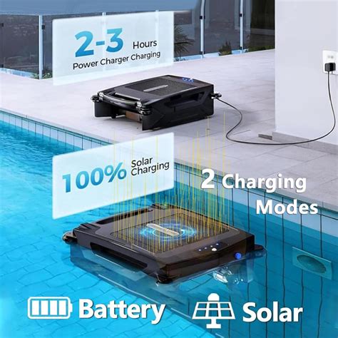 MLYYYDSS Automatic Robotic Pool Cleaner, Solar Robotic Pool India | Ubuy