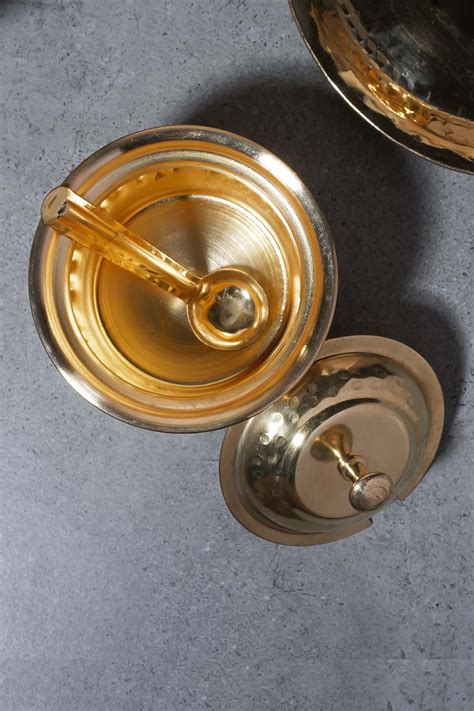 Buy Brass Ghee Pot | Ghee Container - Kansawala