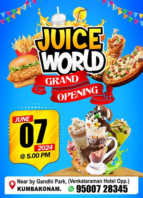Menu at JUICE WORLD, Kumbakonam