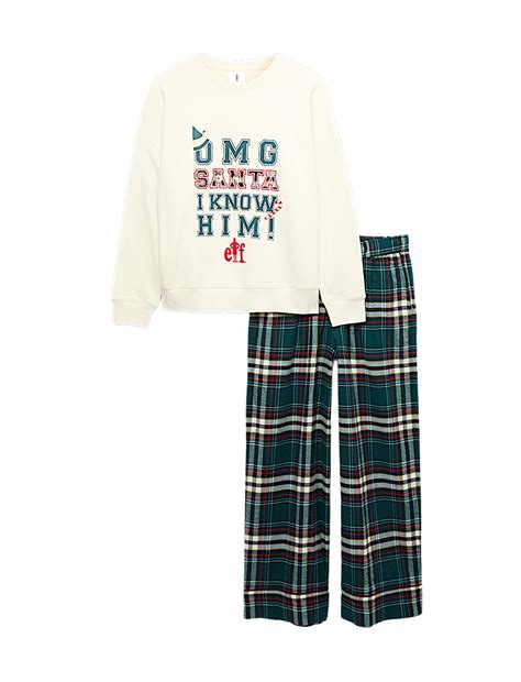 Buy Elf™ Cotton Rich Family Christmas Pyjama Set at Marks & Spencer