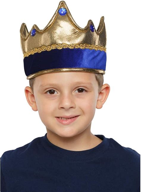 Dress Up America Kids Kings Crown - Royal Prince Costume - One Size ...