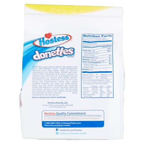 Hostess Chocolate Donuts Nutrition Facts | Besto Blog