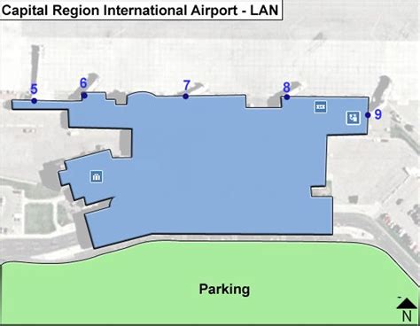 Lansing Airport Map: Guide to LAN's Terminals