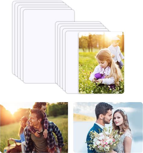 Amazon.com: 10 Pcs Aluminum Sublimation Photo Blanks, Heat Press Metal ...