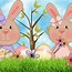 Image result for Spring White Fench Bunnies Theme Photo Background