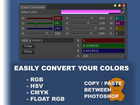 Image result for Unity Control RGB Colors