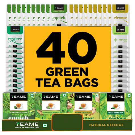 Suraksha Immunity Green Tea Pack | TEAME 40 Bags