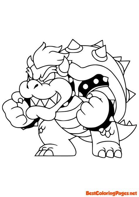 Evil Mario Coloring Pages 的图像结果