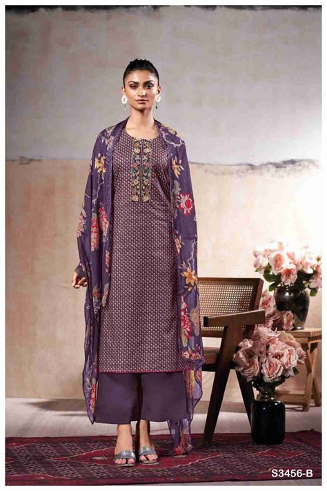 MAHEEN-3456 BY GANGA FASHION 3456-A TO 3456-D SERIES BEAUTIFUL FESTIVE ...