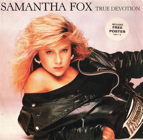 Poster - Samantha Fox . | Samantha, Foxes singer, Samantha fox 80s
