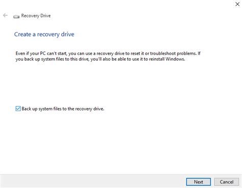Image result for Creating a USB Recovery Drive