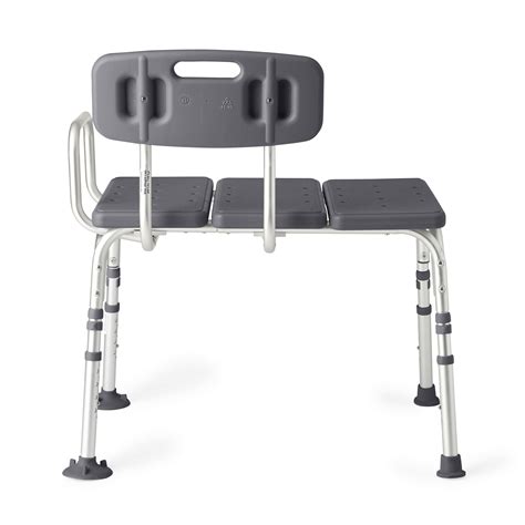 Buy Medline Transfer Bench with Back & Microband Antimicrobial ...