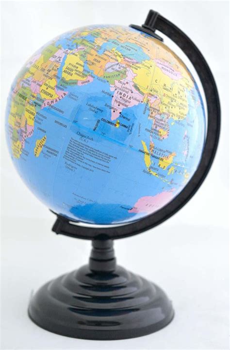 Buy Zahuu Latitude And Longitude Lines Political World Globe Table top ...