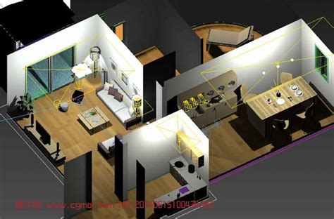 House Interior 3d Model 3d Model Home Interior Fully Furnished - The ...