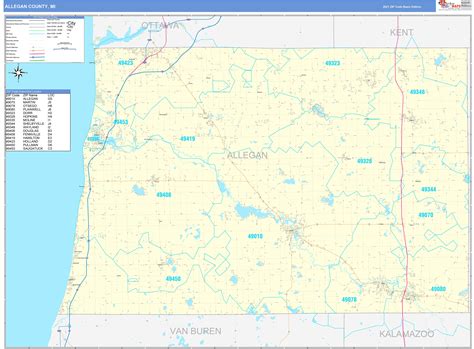 Allegan Michigan Map at Mildred Kennon blog