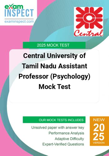 Buy Central University of Tamil Nadu Assistant Professor (Psychology ...