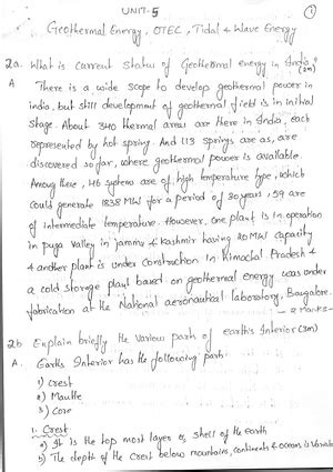 122322533 Non conventional energy sources notes - Explain renewable ...