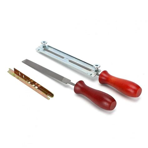 Image result for Using a Chainsaw Filing Guide