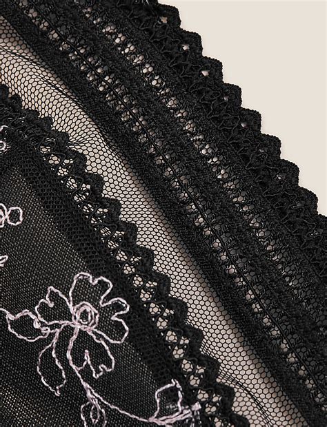 Buy Archive Embroidery Wired Plunge Bra at Marks & Spencer