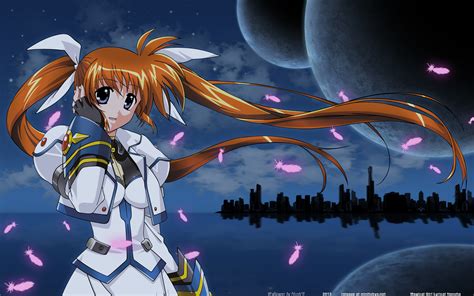 Download Nanoha Takamachi Anime Magical Girl Lyrical Nanoha HD Wallpaper