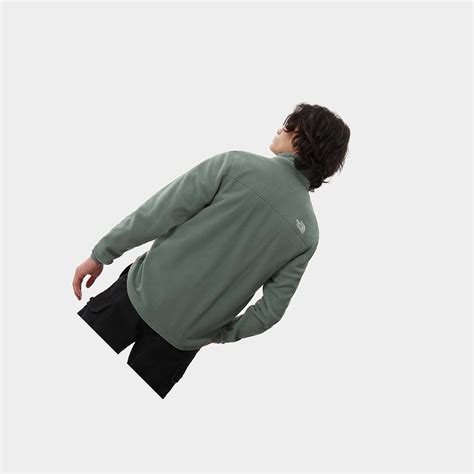 The North Face Fleece Jackets For Sale - Green Men Homesafe Full-zip