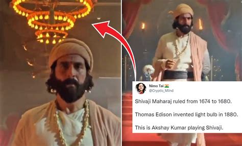 Fans Spot Major Error In Akshay Kumar's First Look As Chhatrapati ...