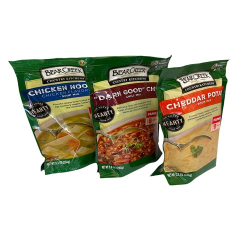 Bear Creek Dry Soup Mix Variety 3 Pack - Chicken Noodle, Darn Good ...