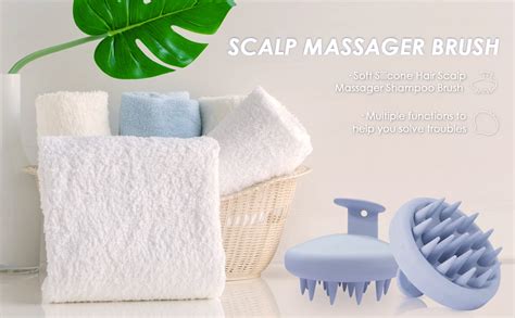 Jibaro Hair Scalp Massager for Hair Growth, Mold-Free Silicone Shampoo ...