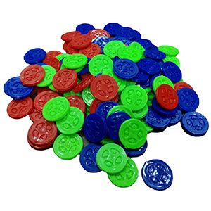 Buy Kids Mandi Plastic Rummy Counters, Bingo Chips, Multicolored Coins ...