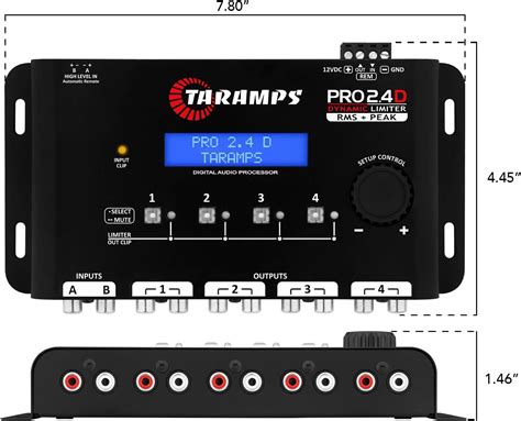 Taramp's Taramps Pro 2.4D Dynamic Peak DSP Crossover Full India | Ubuy
