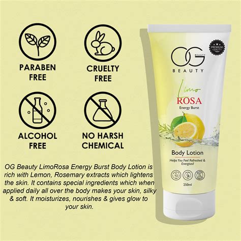 OG BEAUTY Limo Rosa Body Lotion 250 ML