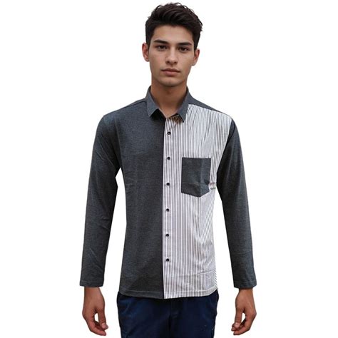 Charaghdin.com - Combination Black T-shirt