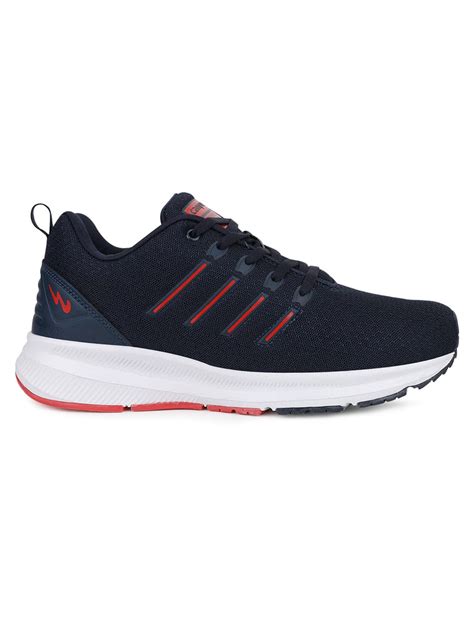 Buy Running Shoes For Men: Vacum-Navy-Red | Campus Shoes